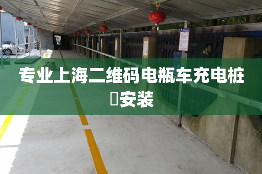 专业上海二维码电瓶车充电桩​安装