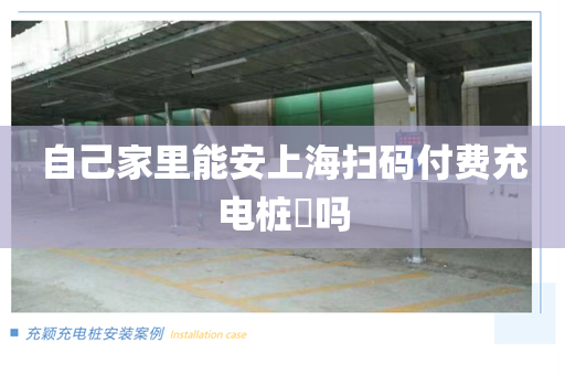 自己家里能安上海扫码付费充电桩​吗