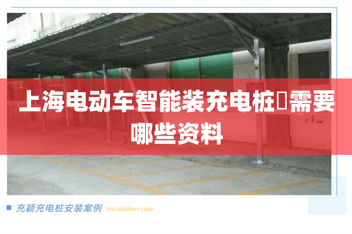 上海电动车智能装充电桩​需要哪些资料