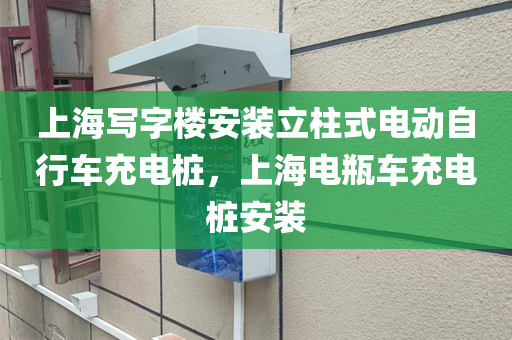 上海写字楼安装立柱式电动自行车充电桩，上海电瓶车充电桩安装