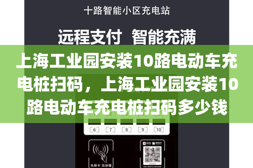 上海工业园安装10路电动车充电桩扫码，上海工业园安装10路电动车充电桩扫码多少钱