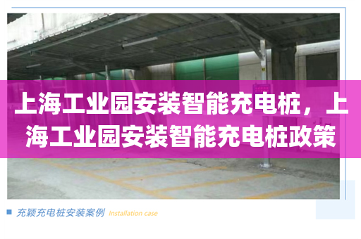 上海工业园安装智能充电桩，上海工业园安装智能充电桩政策