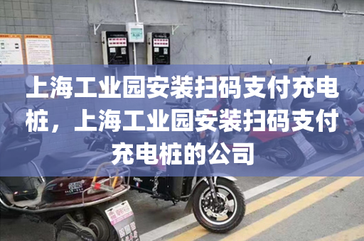 上海工业园安装扫码支付充电桩，上海工业园安装扫码支付充电桩的公司