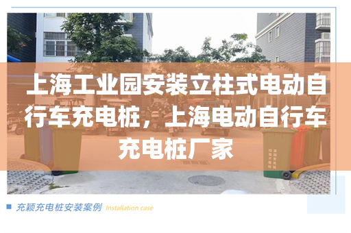 上海工业园安装立柱式电动自行车充电桩，上海电动自行车充电桩厂家
