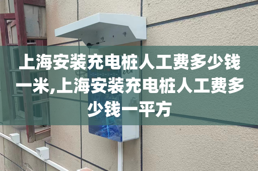 上海安装充电桩人工费多少钱一米,上海安装充电桩人工费多少钱一平方