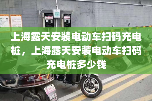 上海露天安装电动车扫码充电桩，上海露天安装电动车扫码充电桩多少钱