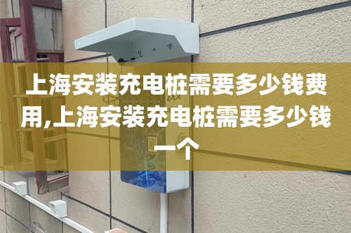 上海安装充电桩需要多少钱费用,上海安装充电桩需要多少钱一个