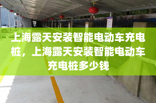 上海露天安装智能电动车充电桩，上海露天安装智能电动车充电桩多少钱