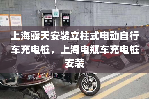 上海露天安装立柱式电动自行车充电桩，上海电瓶车充电桩安装