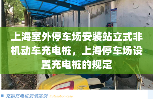 上海室外停车场安装站立式非机动车充电桩，上海停车场设置充电桩的规定