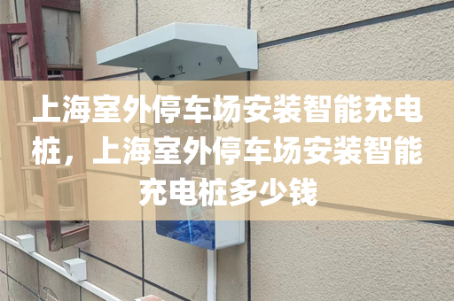 上海室外停车场安装智能充电桩，上海室外停车场安装智能充电桩多少钱