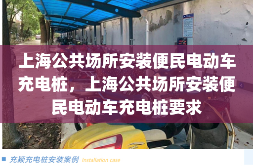 上海公共场所安装便民电动车充电桩，上海公共场所安装便民电动车充电桩要求