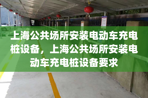 上海公共场所安装电动车充电桩设备，上海公共场所安装电动车充电桩设备要求
