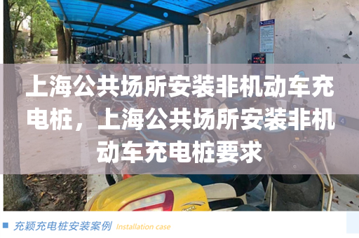上海公共场所安装非机动车充电桩，上海公共场所安装非机动车充电桩要求