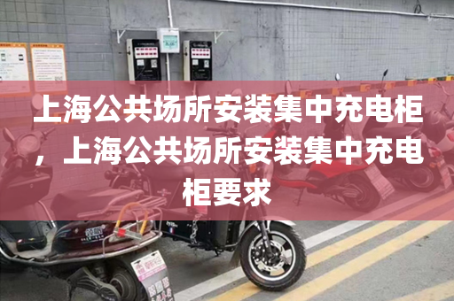 上海公共场所安装集中充电柜，上海公共场所安装集中充电柜要求