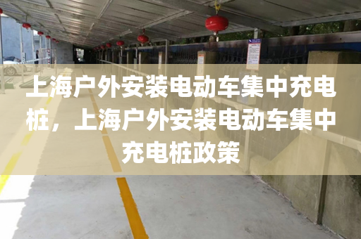 上海户外安装电动车集中充电桩，上海户外安装电动车集中充电桩政策