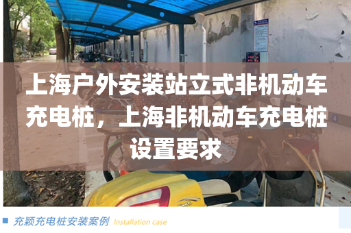 上海户外安装站立式非机动车充电桩，上海非机动车充电桩设置要求