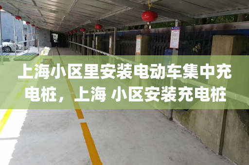 上海小区里安装电动车集中充电桩，上海 小区安装充电桩