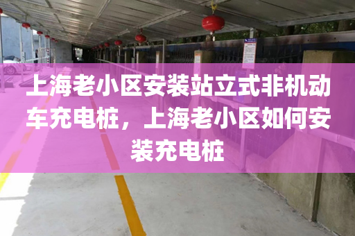 上海老小区安装站立式非机动车充电桩，上海老小区如何安装充电桩