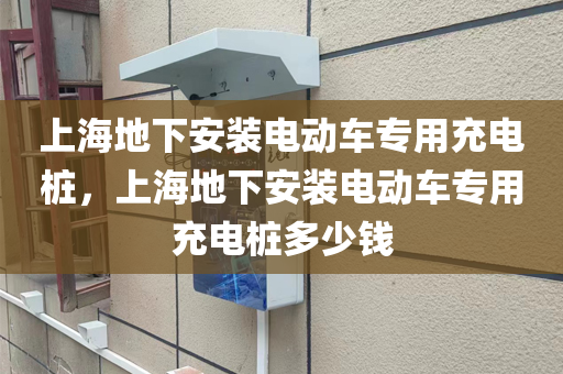 上海地下安装电动车专用充电桩，上海地下安装电动车专用充电桩多少钱