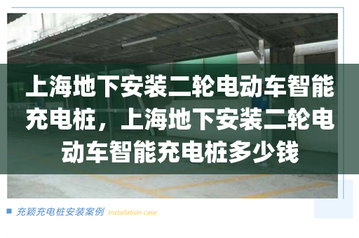 上海地下安装二轮电动车智能充电桩，上海地下安装二轮电动车智能充电桩多少钱