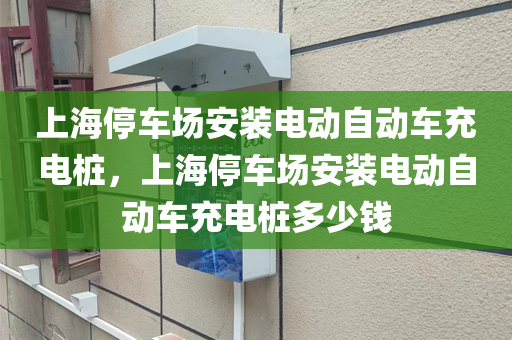上海停车场安装电动自动车充电桩，上海停车场安装电动自动车充电桩多少钱