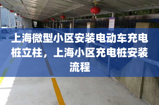 上海微型小区安装电动车充电桩立柱，上海小区充电桩安装流程