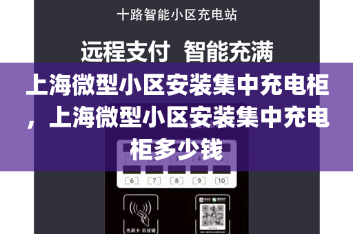 上海微型小区安装集中充电柜，上海微型小区安装集中充电柜多少钱