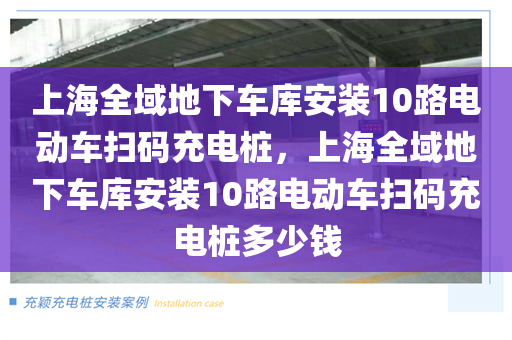 上海全域地下车库安装10路电动车扫码充电桩，上海全域地下车库安装10路电动车扫码充电桩多少钱