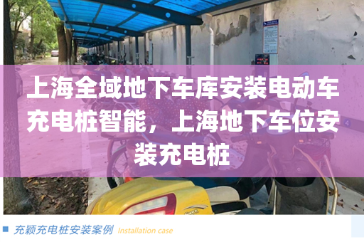 上海全域地下车库安装电动车充电桩智能，上海地下车位安装充电桩
