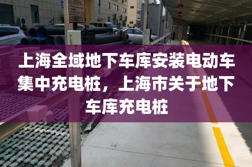 上海全域地下车库安装电动车集中充电桩，上海市关于地下车库充电桩