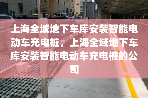 上海全域地下车库安装智能电动车充电桩，上海全域地下车库安装智能电动车充电桩的公司