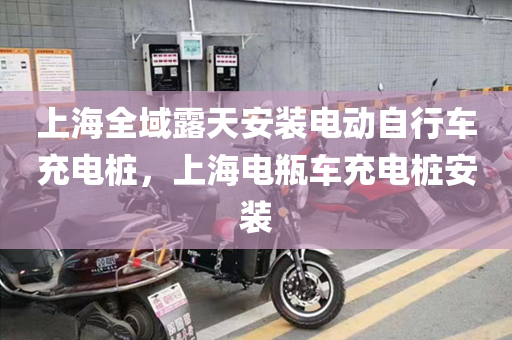 上海全域露天安装电动自行车充电桩，上海电瓶车充电桩安装