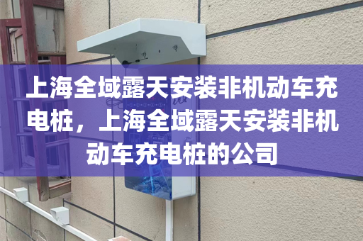 上海全域露天安装非机动车充电桩，上海全域露天安装非机动车充电桩的公司