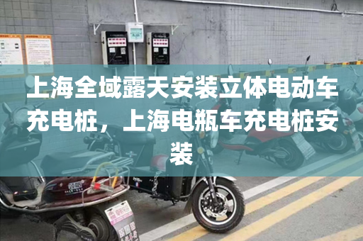 上海全域露天安装立体电动车充电桩，上海电瓶车充电桩安装