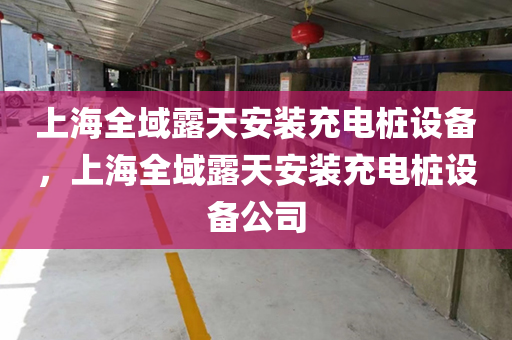 上海全域露天安装充电桩设备，上海全域露天安装充电桩设备公司