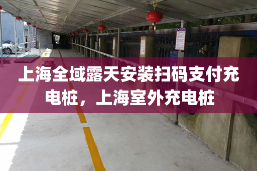 上海全域露天安装扫码支付充电桩，上海室外充电桩