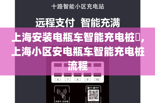 上海安装电瓶车智能充电桩​,上海小区安电瓶车智能充电桩流程