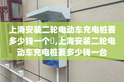 上海安装二轮电动车充电桩要多少钱一个​,上海安装二轮电动车充电桩要多少钱一台