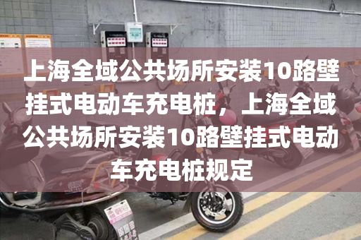 上海全域公共场所安装10路壁挂式电动车充电桩，上海全域公共场所安装10路壁挂式电动车充电桩规定