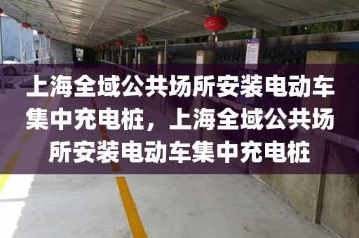 上海全域公共场所安装电动车集中充电桩，上海全域公共场所安装电动车集中充电桩