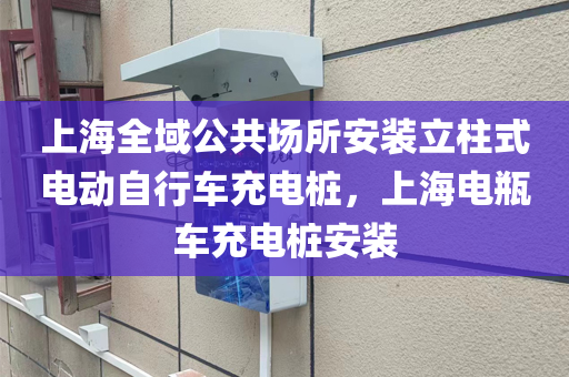 上海全域公共场所安装立柱式电动自行车充电桩，上海电瓶车充电桩安装