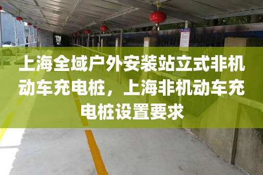 上海全域户外安装站立式非机动车充电桩，上海非机动车充电桩设置要求