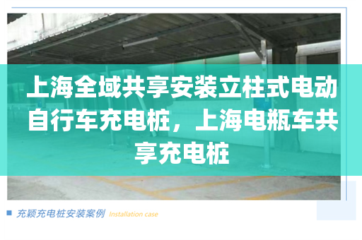 上海全域共享安装立柱式电动自行车充电桩，上海电瓶车共享充电桩