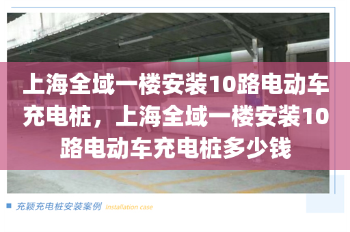 上海全域一楼安装10路电动车充电桩，上海全域一楼安装10路电动车充电桩多少钱