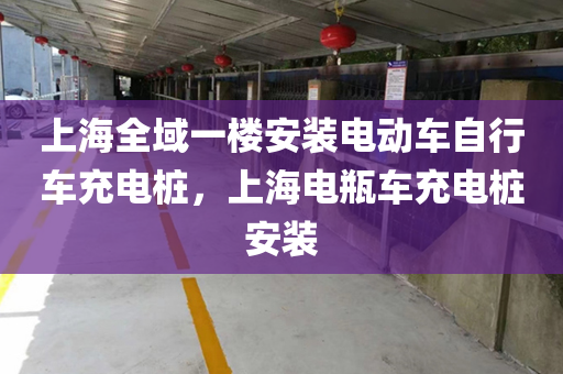 上海全域一楼安装电动车自行车充电桩，上海电瓶车充电桩安装