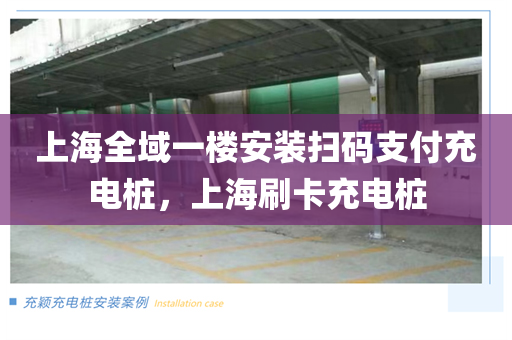 上海全域一楼安装扫码支付充电桩，上海刷卡充电桩