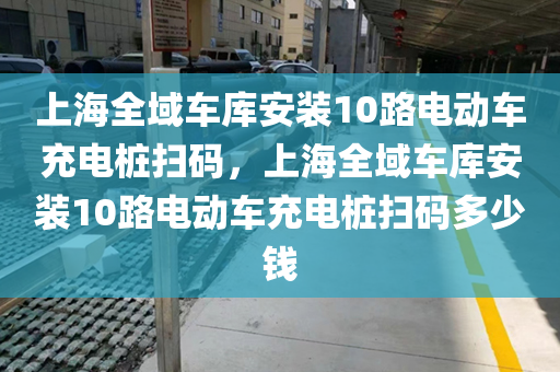 上海全域车库安装10路电动车充电桩扫码，上海全域车库安装10路电动车充电桩扫码多少钱