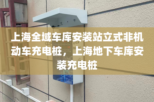 上海全域车库安装站立式非机动车充电桩，上海地下车库安装充电桩