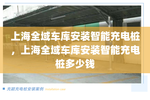 上海全域车库安装智能充电桩，上海全域车库安装智能充电桩多少钱